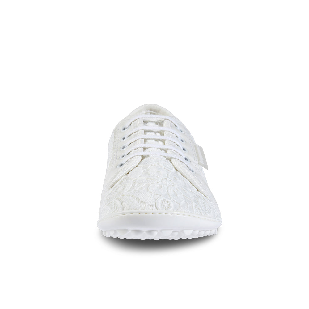 leguano, barefoot shoe, amalfi bianco, front side